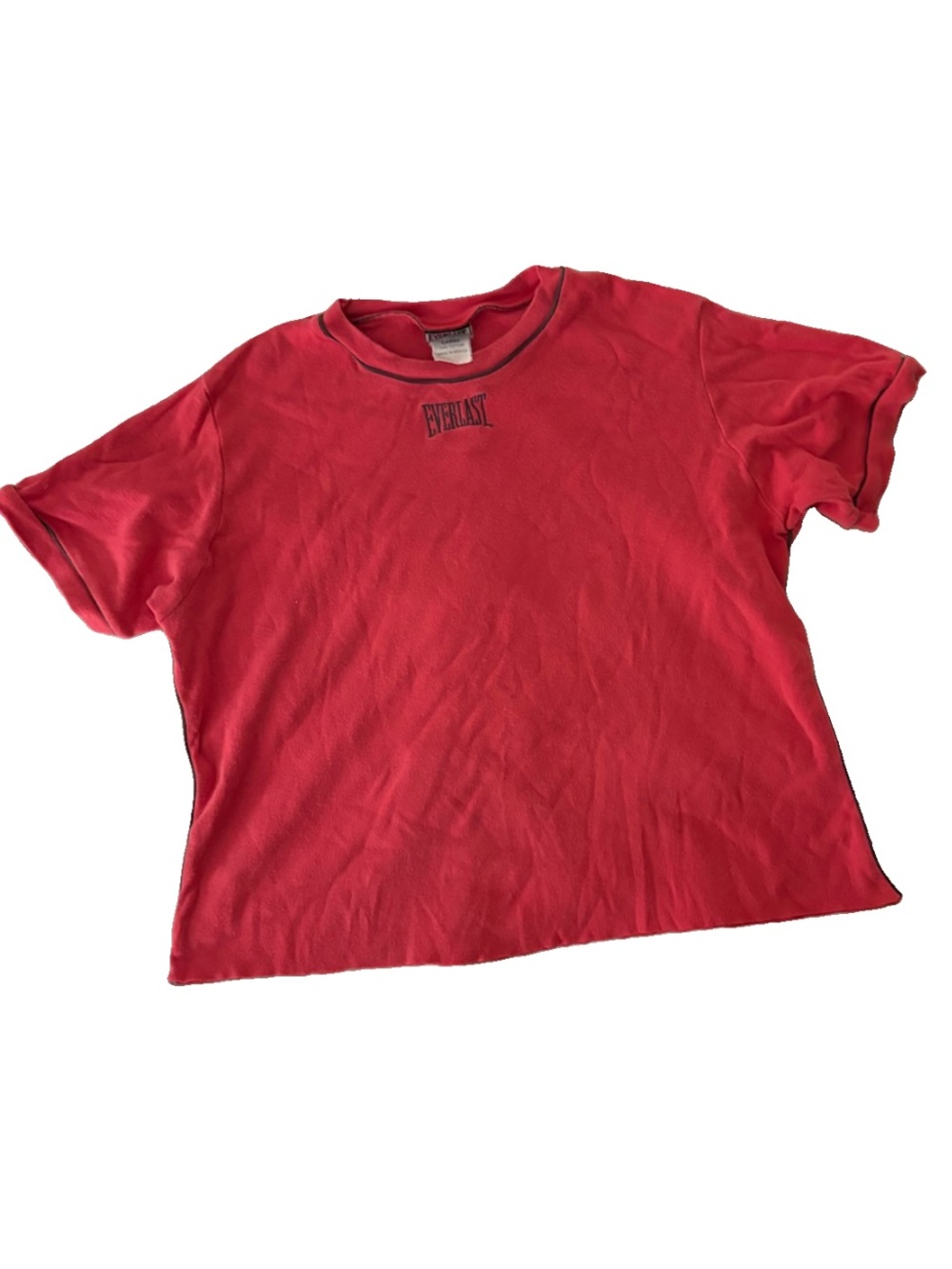 Everlast Tee Women’s Red Crewneck Short Sleeve